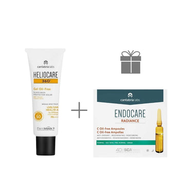 Heliocare 360º Gel Oil-Free SPF50 50ml + Regalo Endocare Radiance C Oil-Free Ampollas 4x2ml
