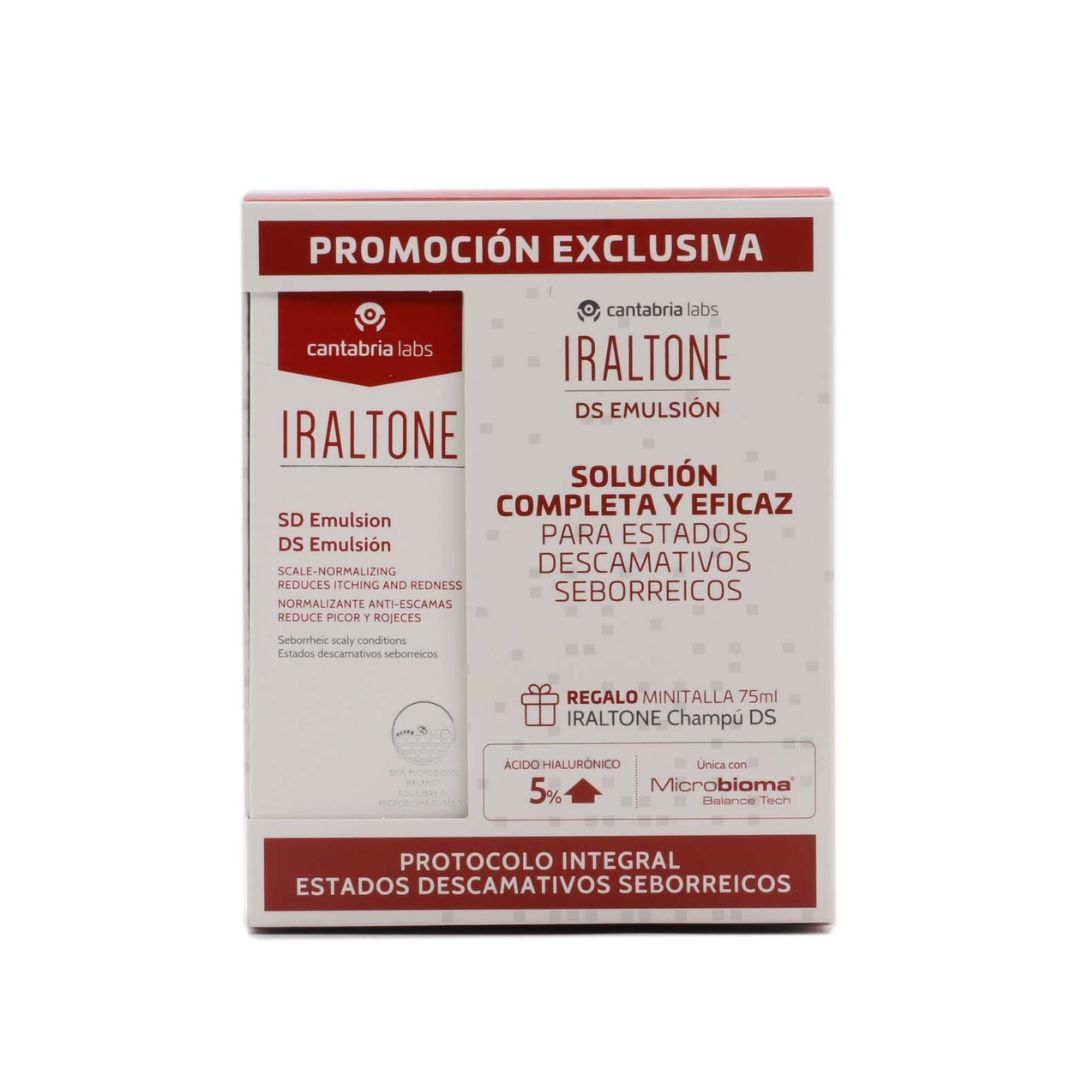 Iraltone DS Emulsión 30ml+ REGALO  Champú DS 75ml