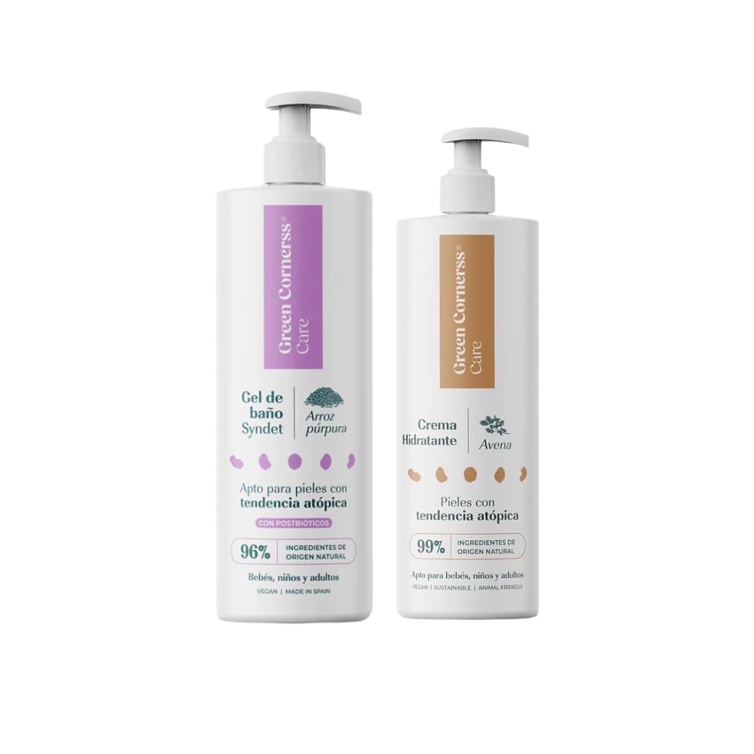 Green Cornerss Pack Gel de baño + Crema Hidratante 2º unidad 50%